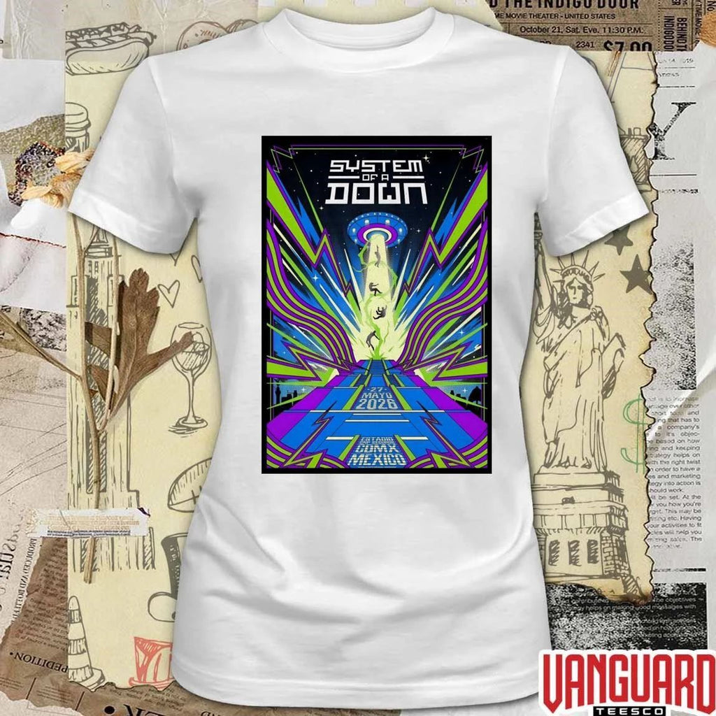 System Of A Down May 27-28 2026 Mexico City Poster t-shirt