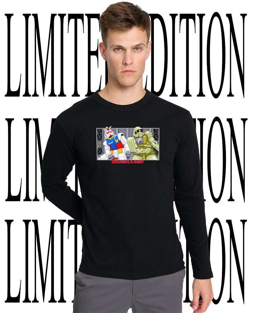 Gundam Zaku Gundaaamn Funny Anime Meme Sci-Fi Shirt