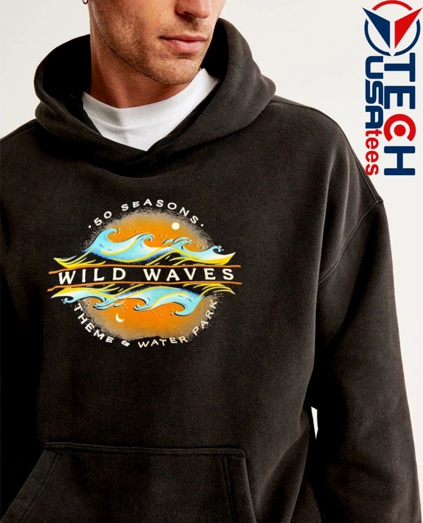 50 Season Wild Waves Theme and Water Park shirt
