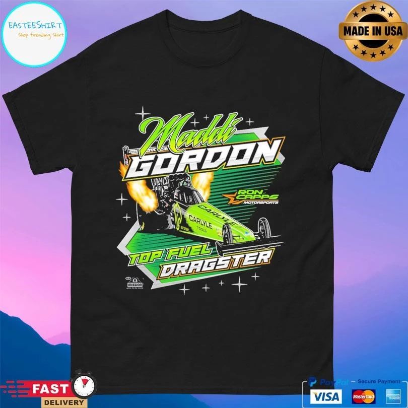 Maddi Gordon 2026 Top Fuel Dragster T-shirts