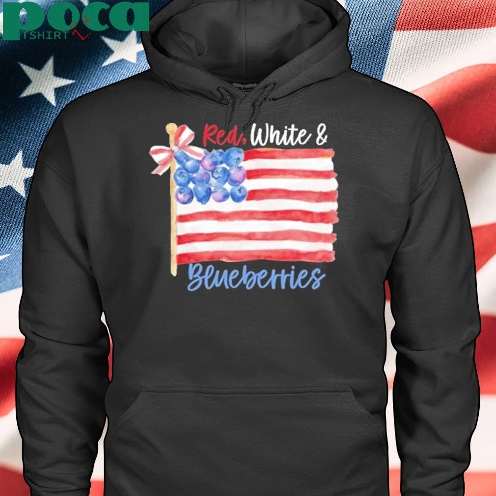 Red White And Blueberries Charlie Kirk Memorial Freedom Shirt