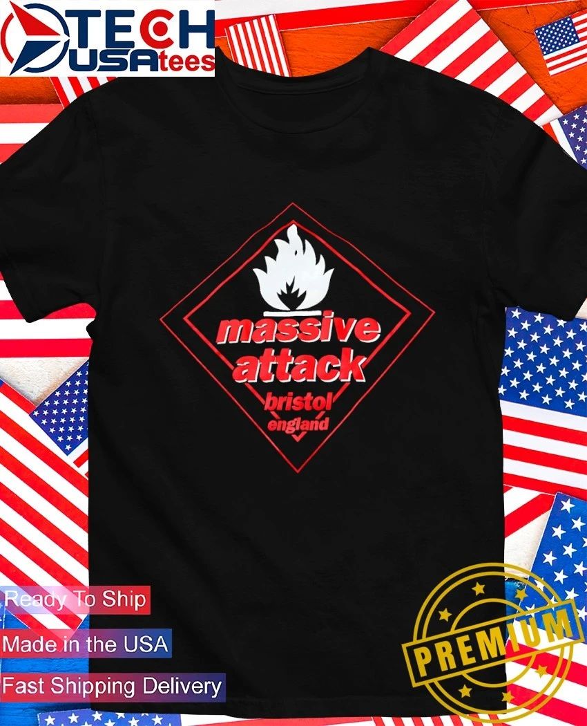 Massive Attack Bristol England 2005 shirt