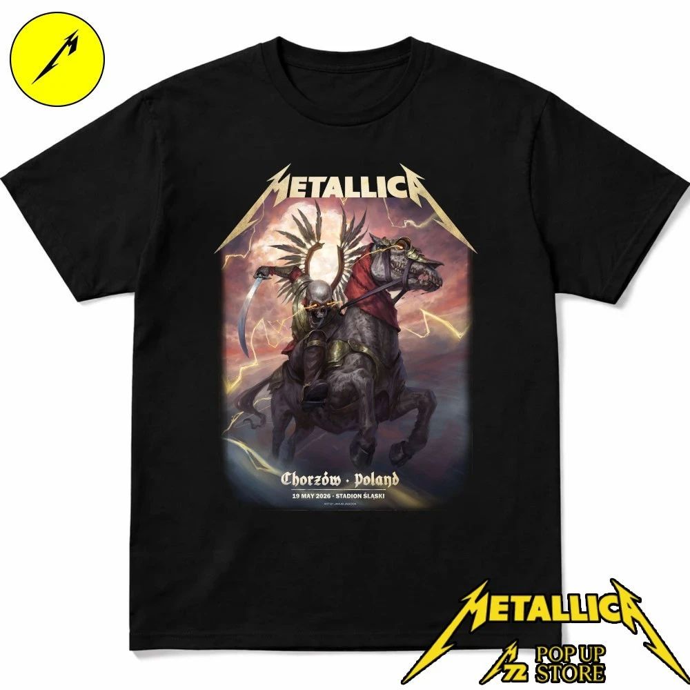 Metallica Chorzów, Poland May 19, 2026 Stadion Śląski Poster by Jakub Jagado Shirt