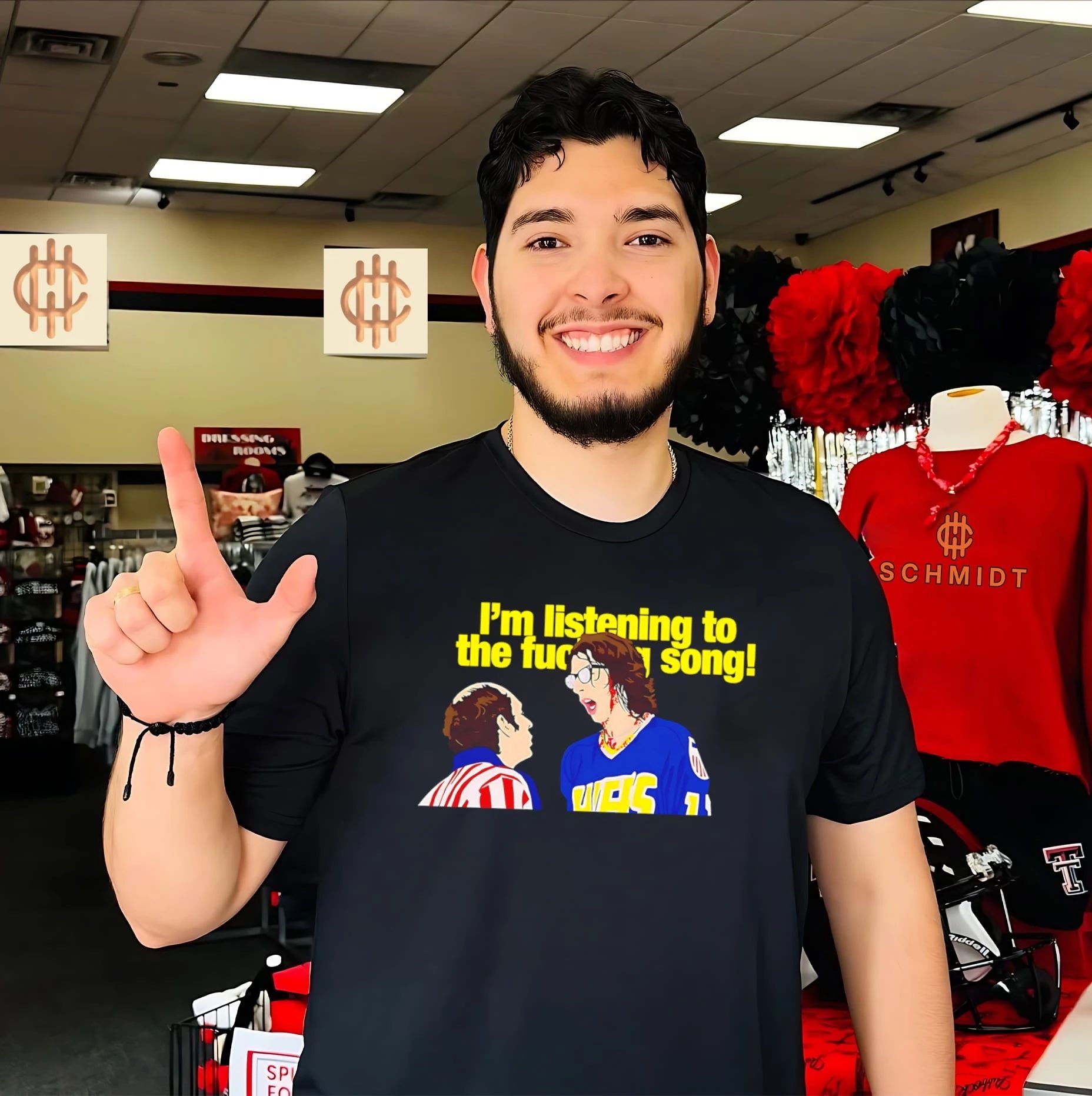 Hanson Brothers National Anthem I’m listening to the fucking song meme shirt