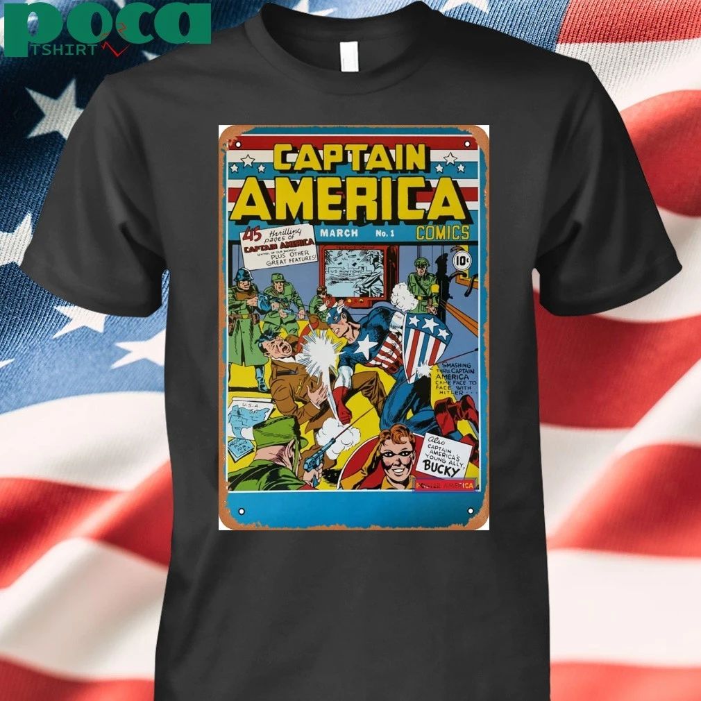 Captain America Punching Hitler Shirt