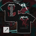Metallica M72 World Tour 2026 Cardiff Wales June 28 Concert Merchandise Sabrina Edwards Red Dragon T-Shirt