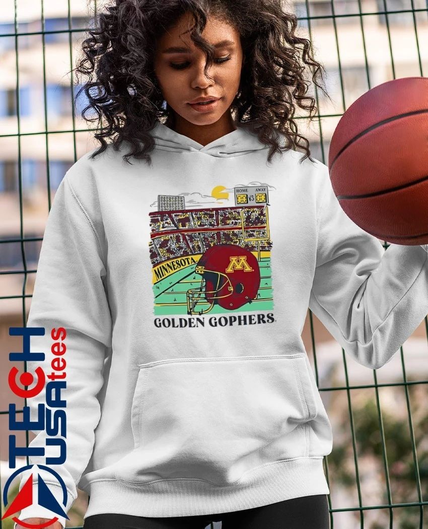 Minnesota Golden Gophers Hometown Stadium helmet shirt