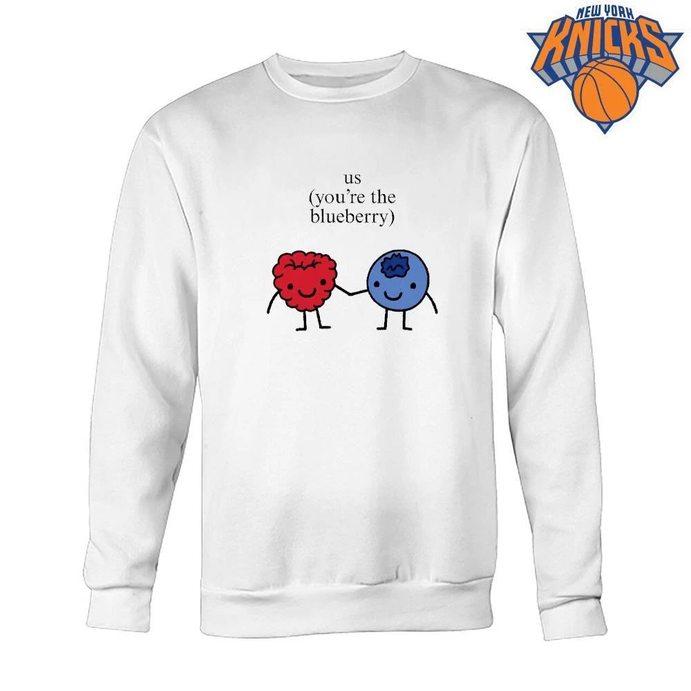 Us You Are The Blueberry Cute Matching Couple Raspberry Meme Graphic shirt