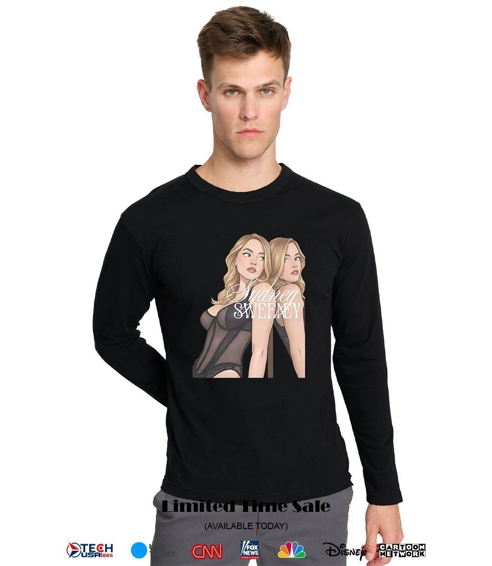 Sydney Sweeney mirror graphic shirt