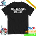 Wilt Bam Kobe 100 83 81 3 Players Most Points In A Game In NBA History Shirt