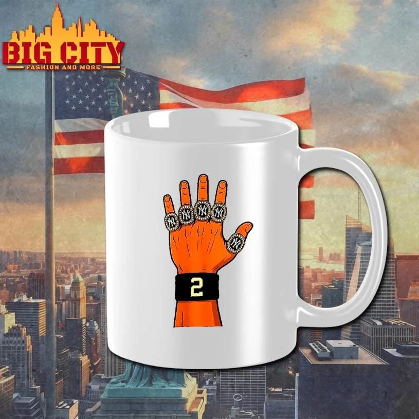 Derek Jeter 5 Ring Tribute New York Yankees Legend Baseball 2026 Shirt
