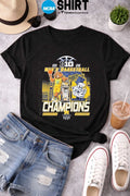 Michigan Wolverines 2026 Big Ten Men’S Basketball Season Champions Mascot Trophy T Shir