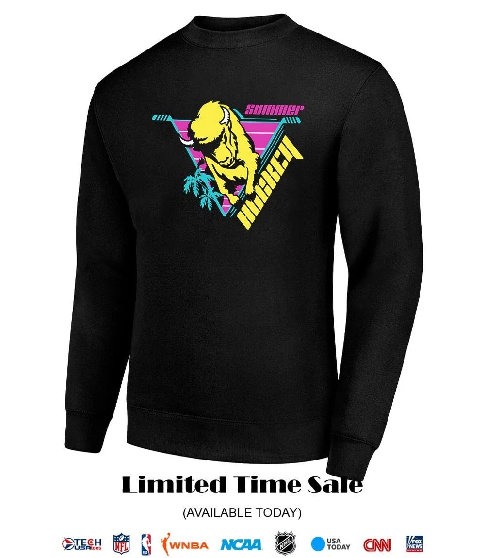 Summer Hockey Buffalo Sabres neon shirt