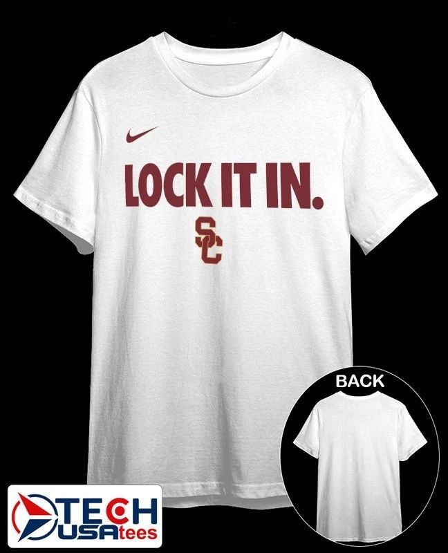 Lock it in USC Trojans 2026 On-Court Bench shirt