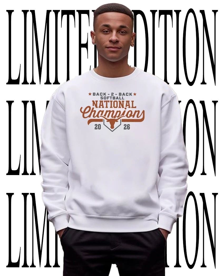 Texas Longhorns 2026 Softball Back 2 Back National Champs shirt