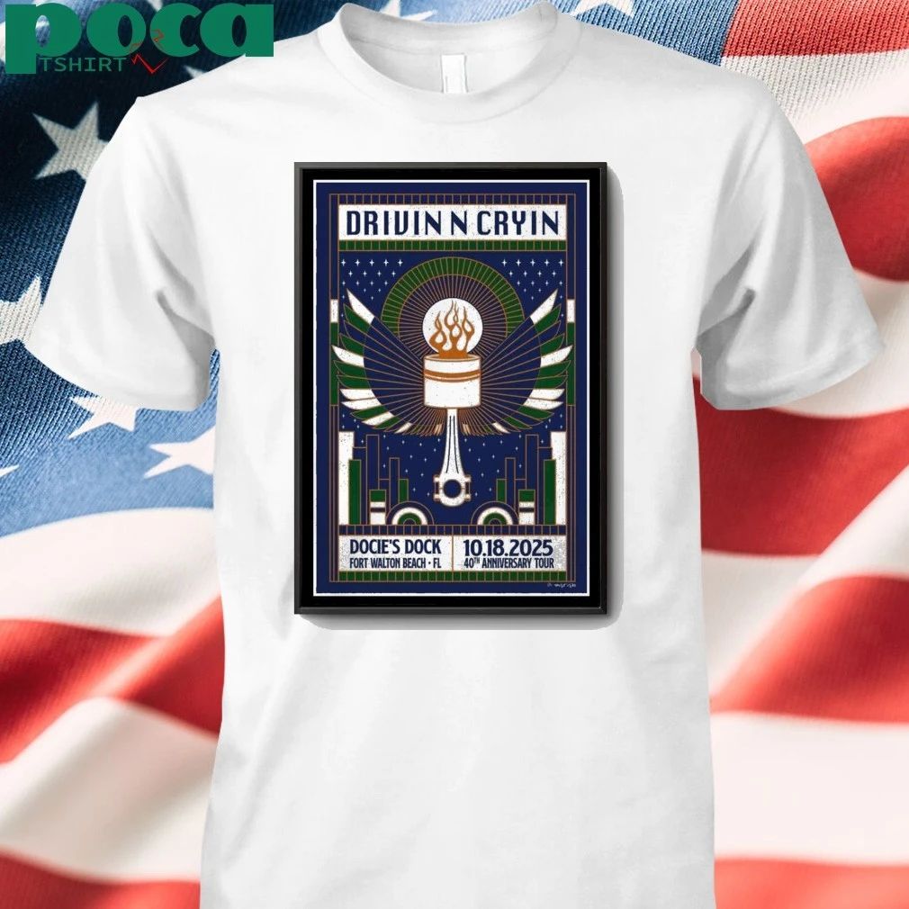Drivin N Cryin Florida 2025 Poster shirt