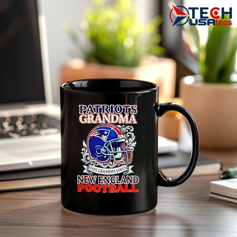 Patriots grandma this grandma loves New England football helmet shirt