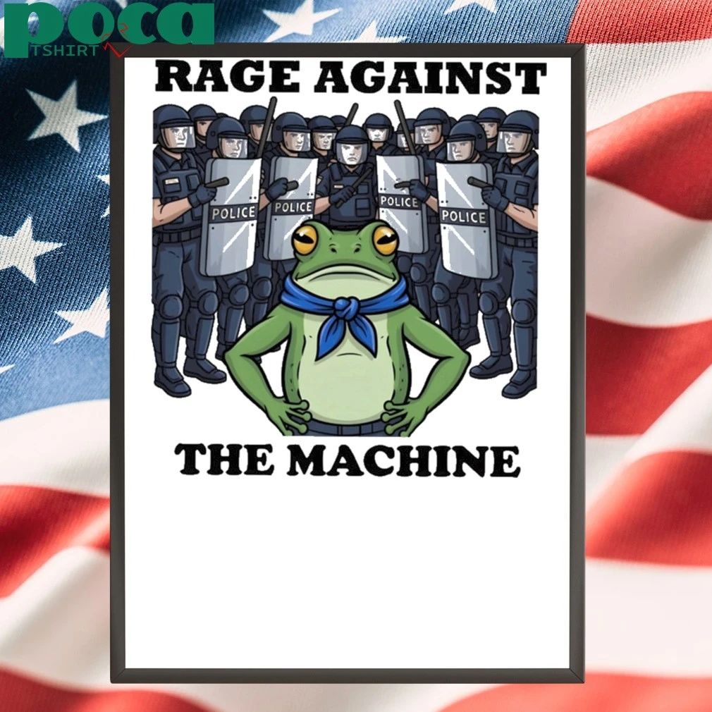 Portland Frog Protest – Rage Against The Machine Anti Fascism Anti Trump T-Shirt
