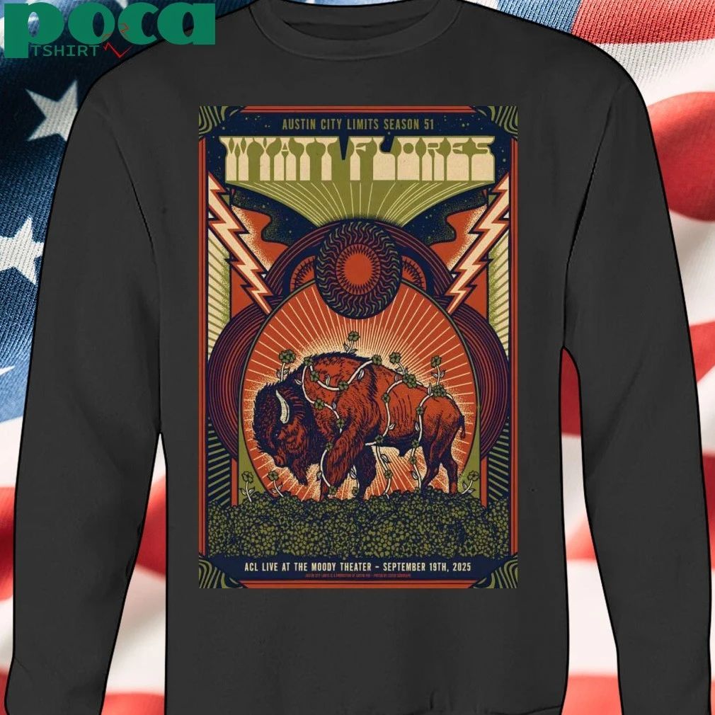 Wyatt Flores Sep 19 2025 Tour Moody Center in Austin Poster T-shirt