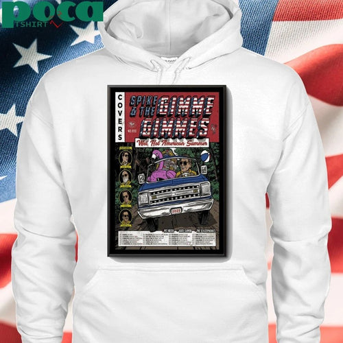 2025 Spike And The Gimme Gimmes Wet, Hot American Summer Tour Poster shirt