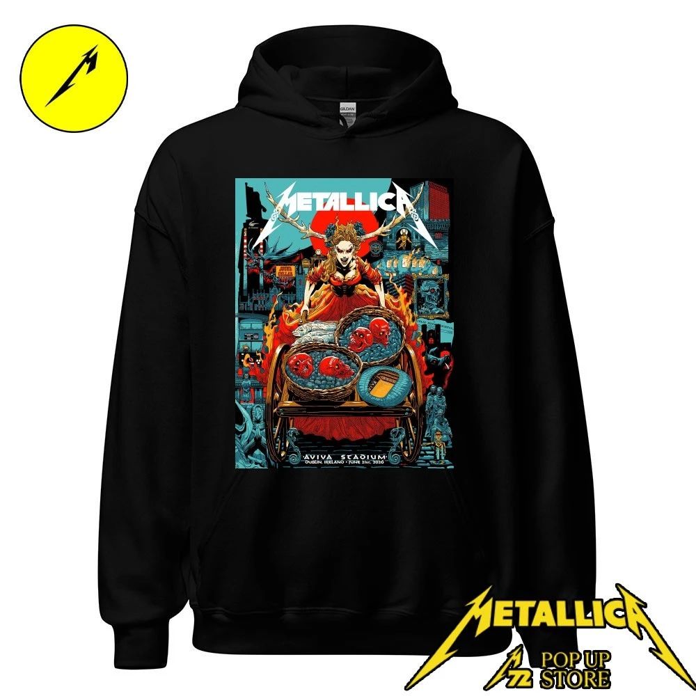 Metallica Dublin Pop-Up Shop Exclusive Tee – M72 Tour Edition