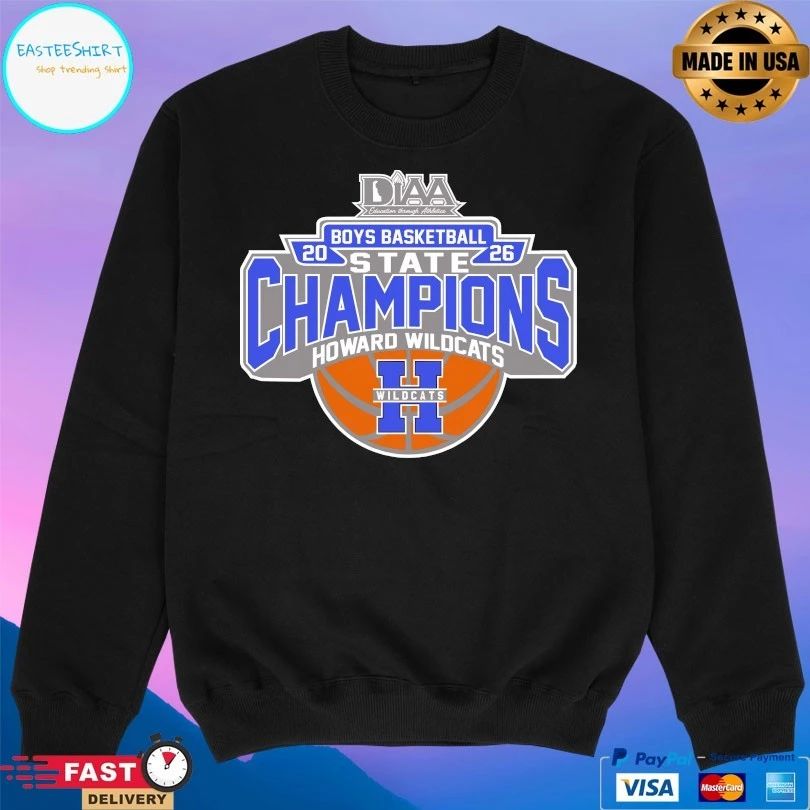 Diaa Boys Basketball 2026 State Champions Howard Wildcats T-shirts