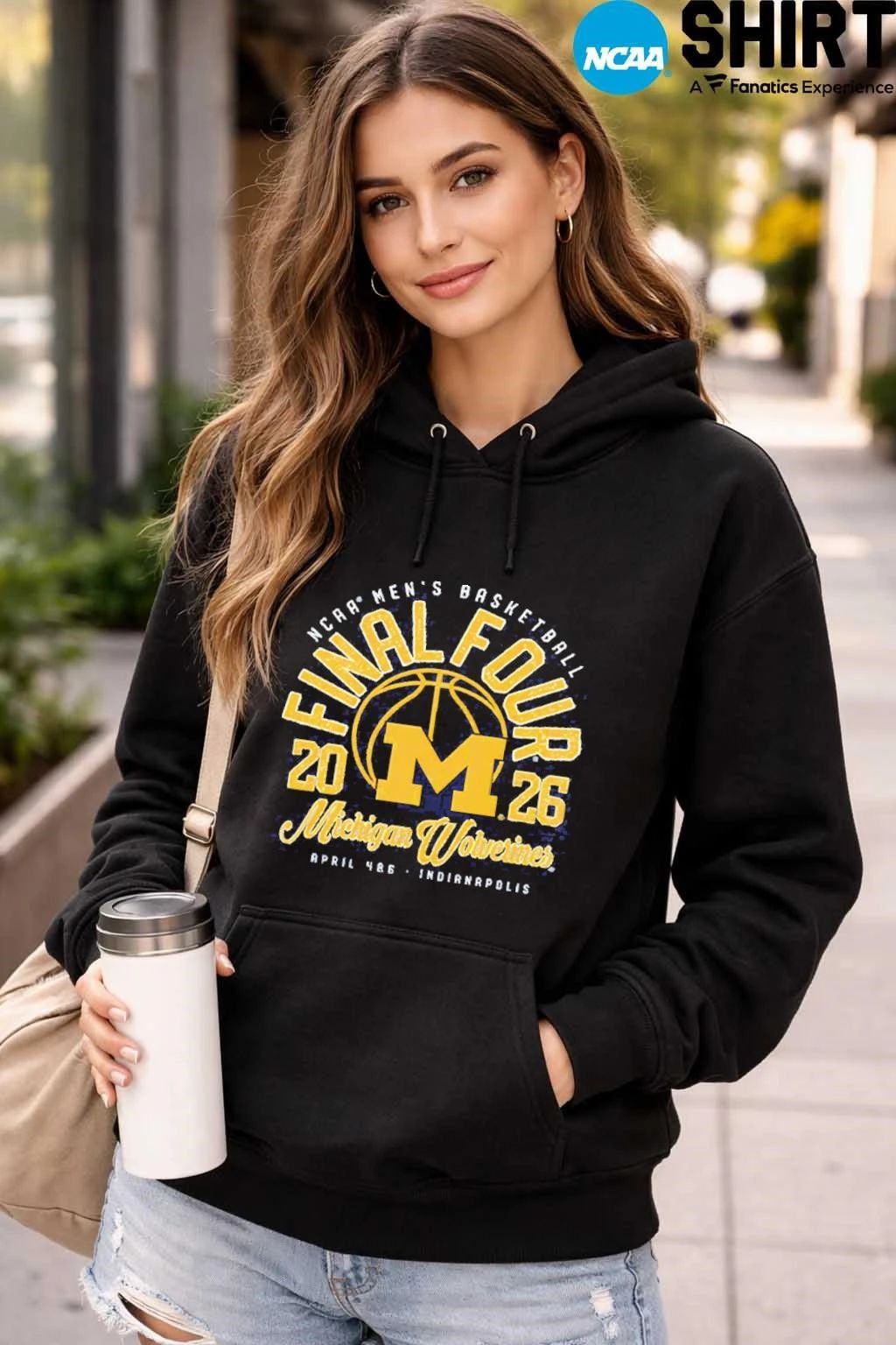 Michigan Wolverines Men’s Basketball 2026 NCAA Tournament March Madness Final Four T-Shirt