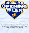Montgomery Biscuits 2026 Opening Week logo shirt