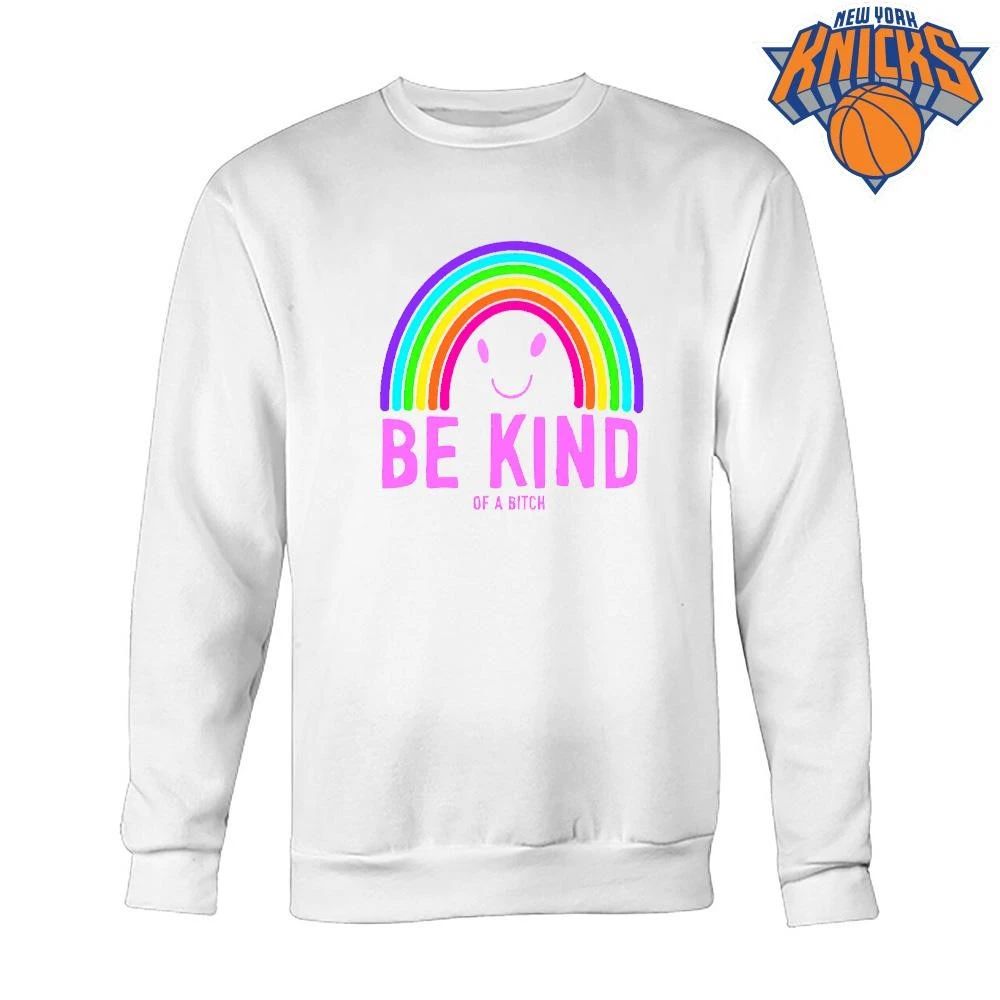 Be Kind Of A Bitch Pastel Rainbow Smile Sarcastic Meme shirt (1)