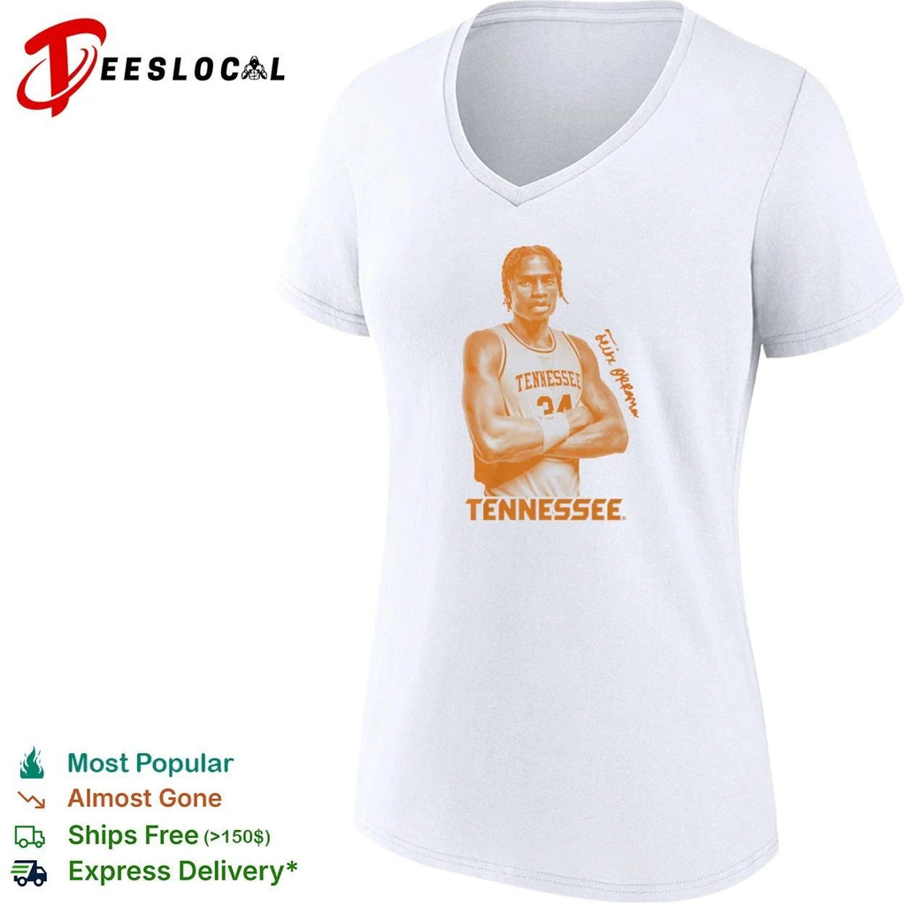 Zakai Zeigler Tennessee Volunteers Basketball T-shirt