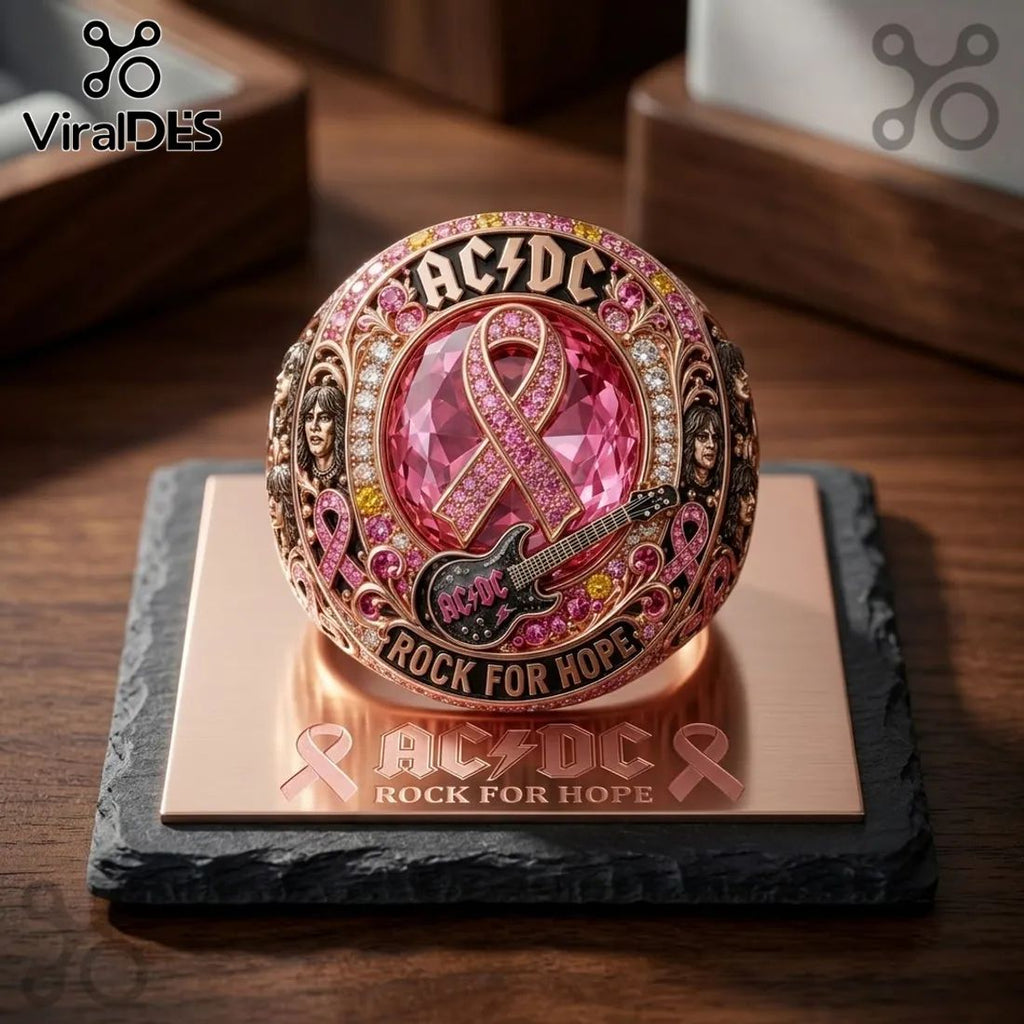 AC/DC Rock For Hope Breast Cancer Awareness Ring