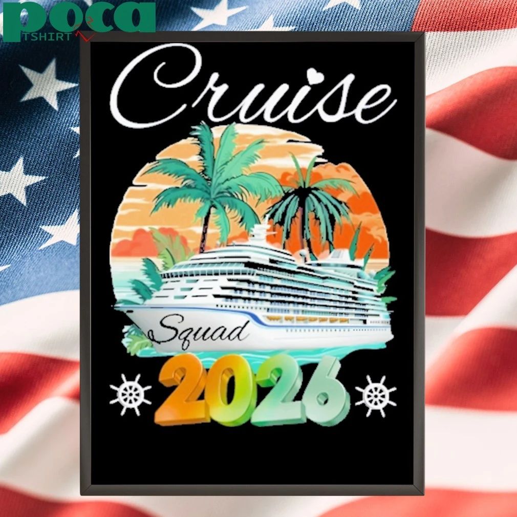 Cruise Squad 2026 Family Vacation Beach Matching Groupe Shirt
