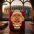 Spain National Football Team Gold Luxury Watch
