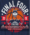 UConn Huskies 2026 Final Four skyline shirt