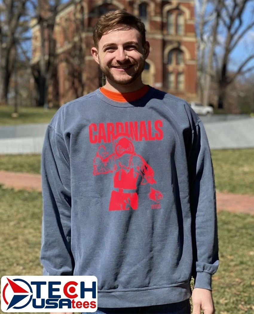 Louisville Cardinals mascot mode vintage shirt