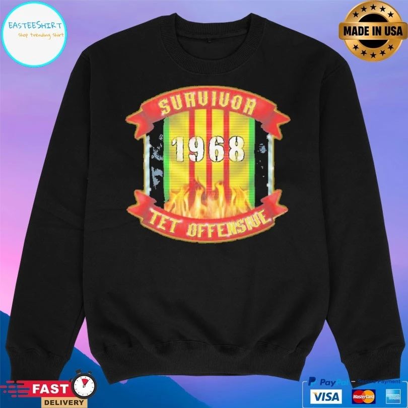 Vietnam Veteran 1968 Tet Offensive Survivor T-shirt