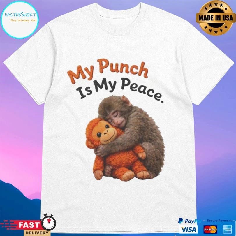 My Punch Is My Peace Viral Baby Monkey Punch 2026 T-shirts