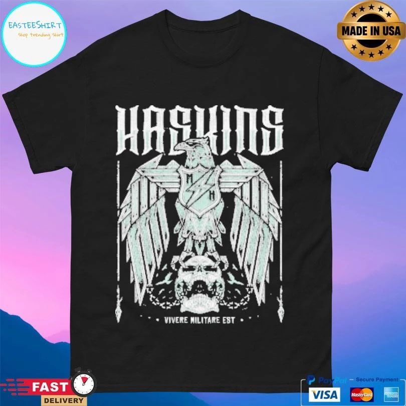 Haskins Eagle Vivere Militare Est T-shirts