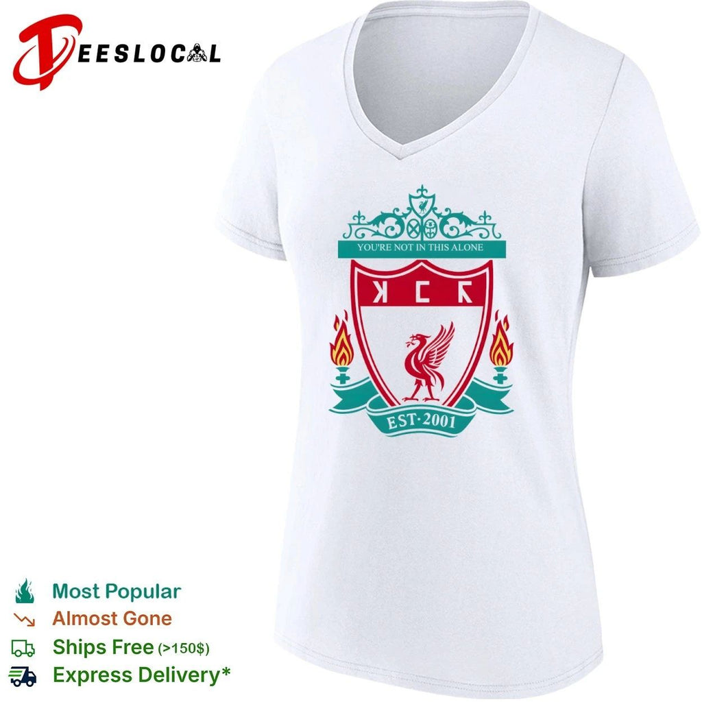 You’re Not in This Alone Est 2001 Liverpool Logo T-shirt