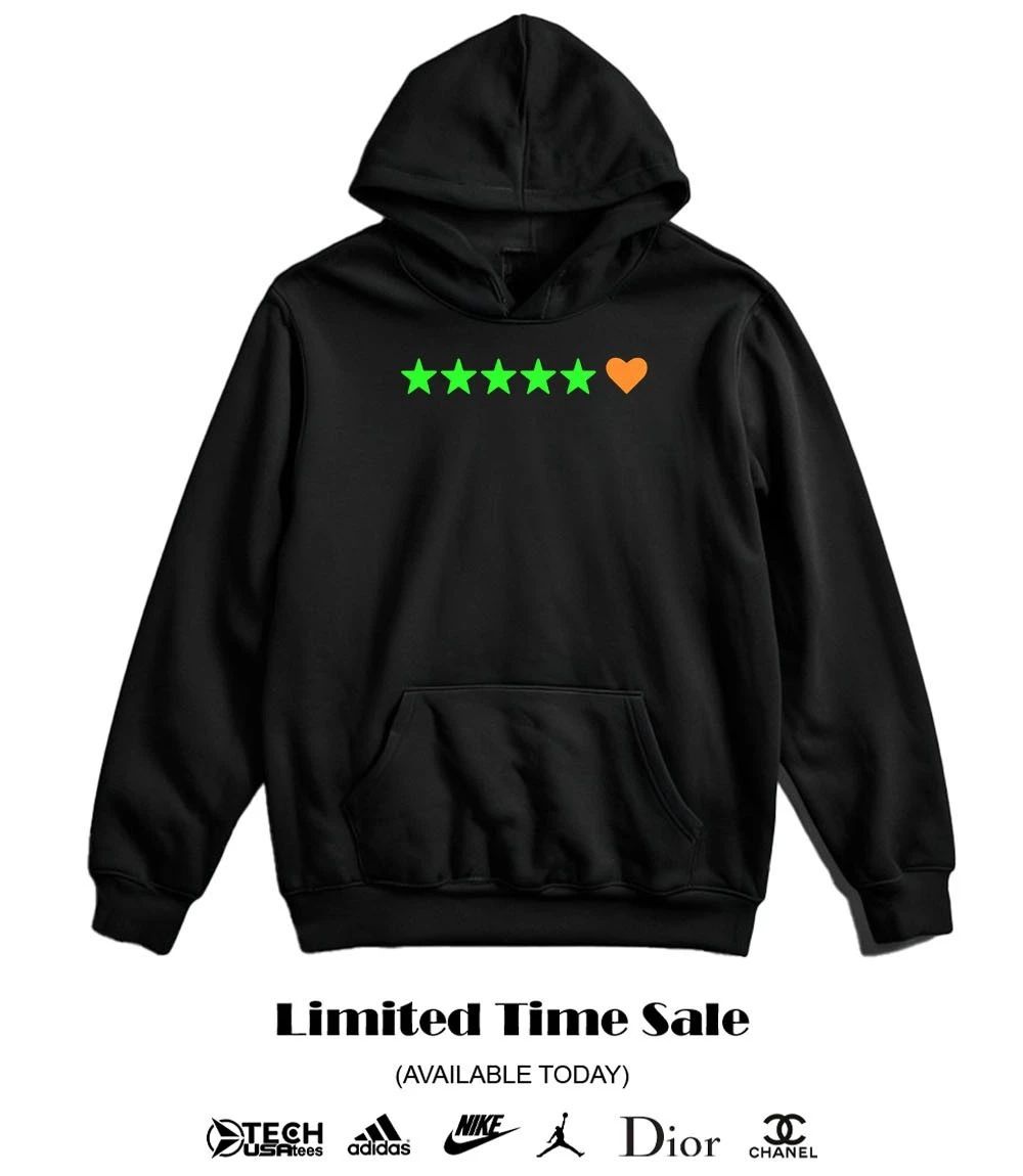 5 stars 1 heart review shirt