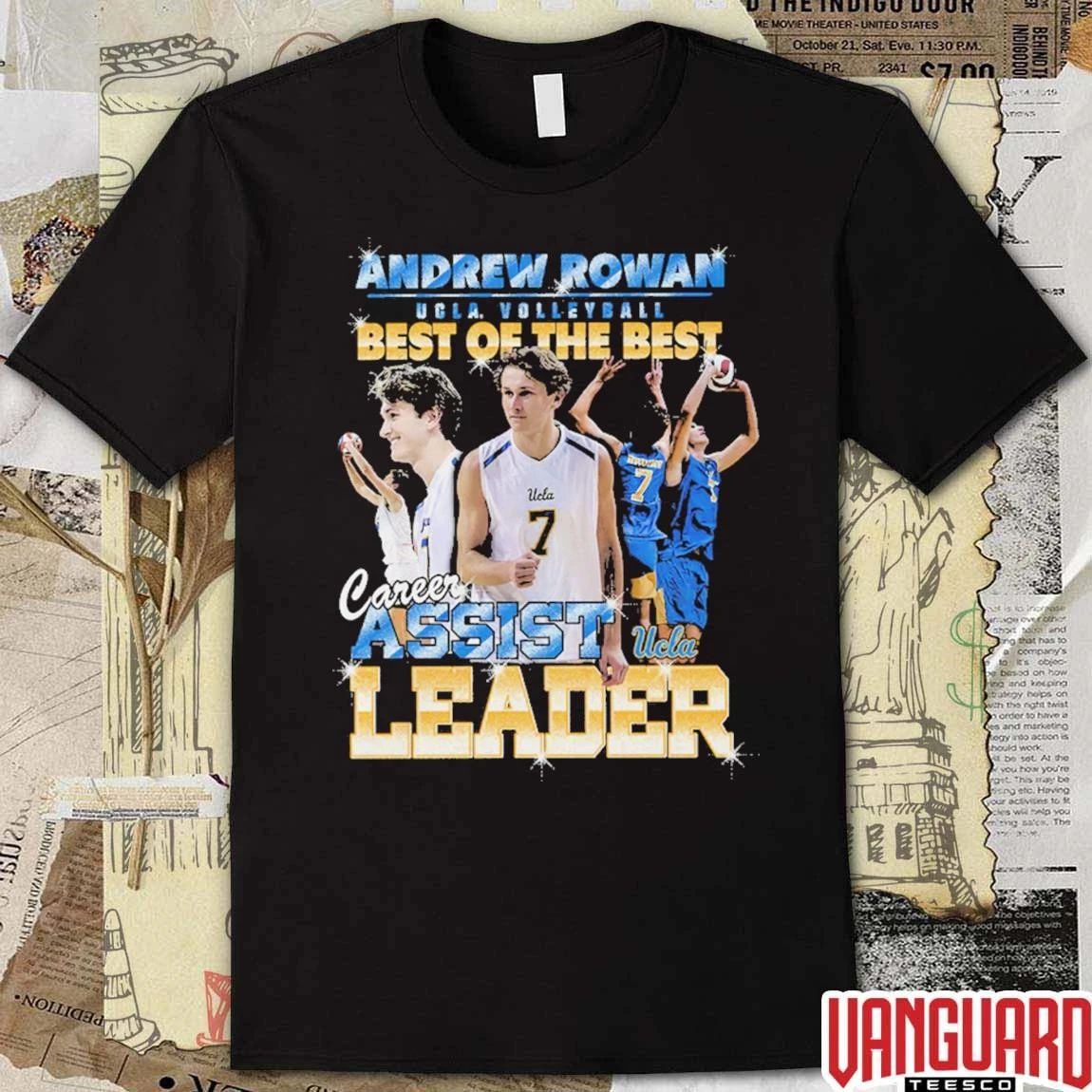 Andrew Rowan UCLA Bruins Pop-up Shop Volleyball Best Of The Best Career Assist Leader t-shirt