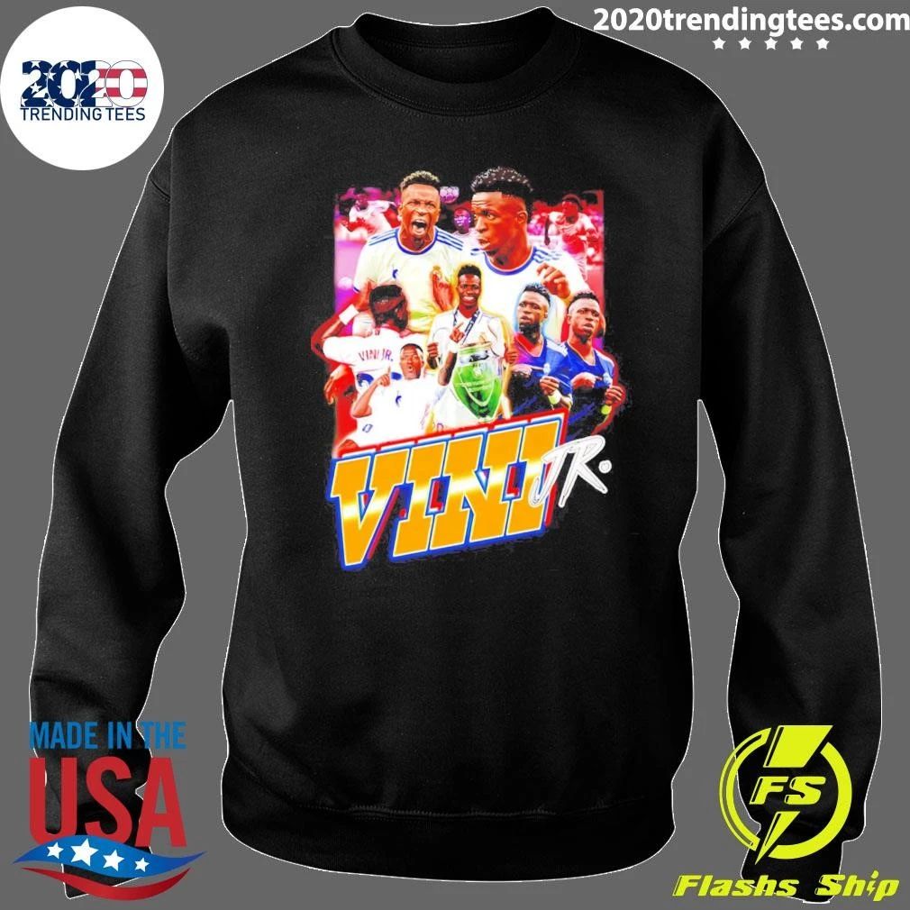 Vini Jr Real Madrid Collage Vinicius Junior Graphic Shirt
