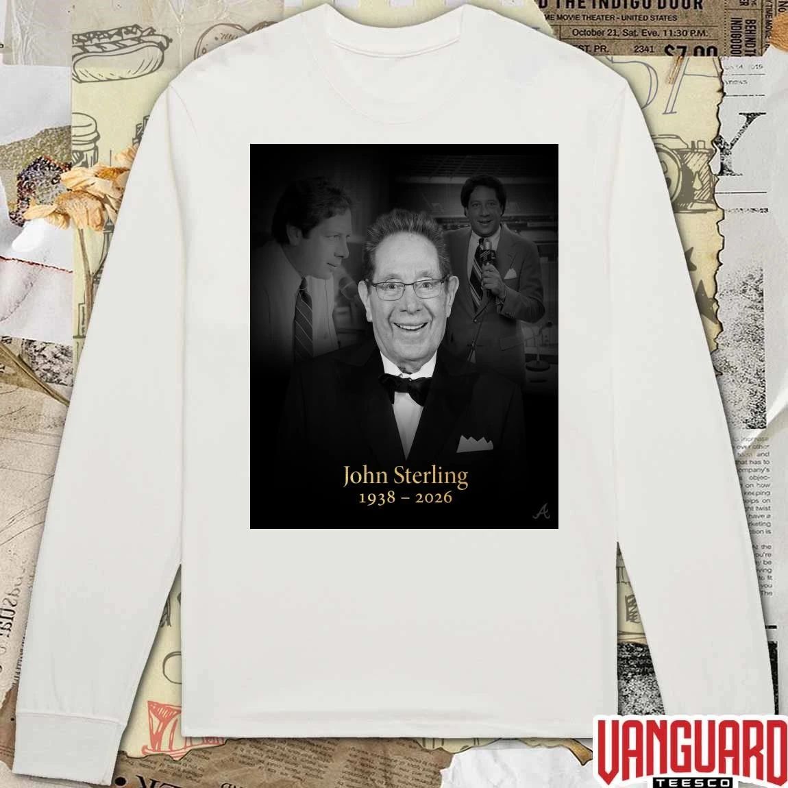 John Sterling 1938 – 2026 Atlanta Braves t-shirt