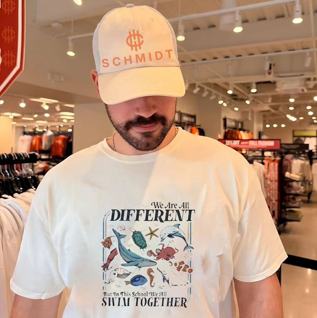 We Are All Different but in This School We All Swim Together shirt