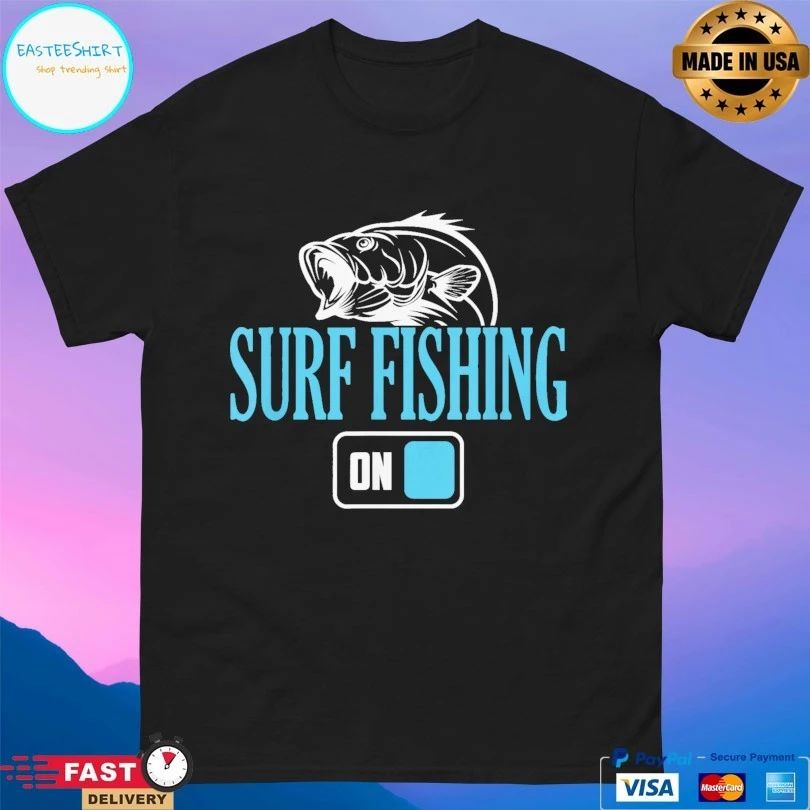 Surf Fisherman On T-shirt