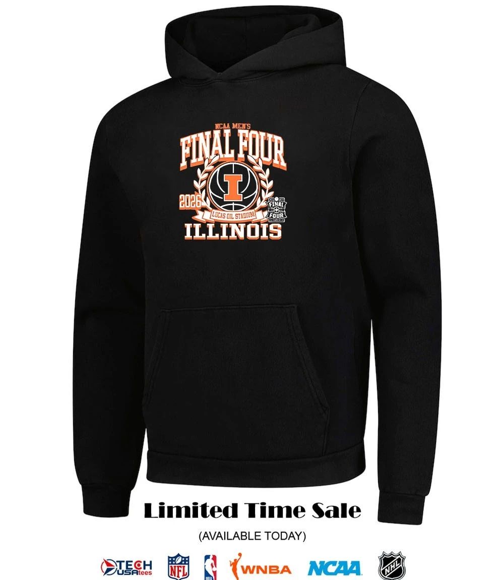 Illinois Fighting Illini Final Four 2026 NCCA Men’s Basketball logo shirt