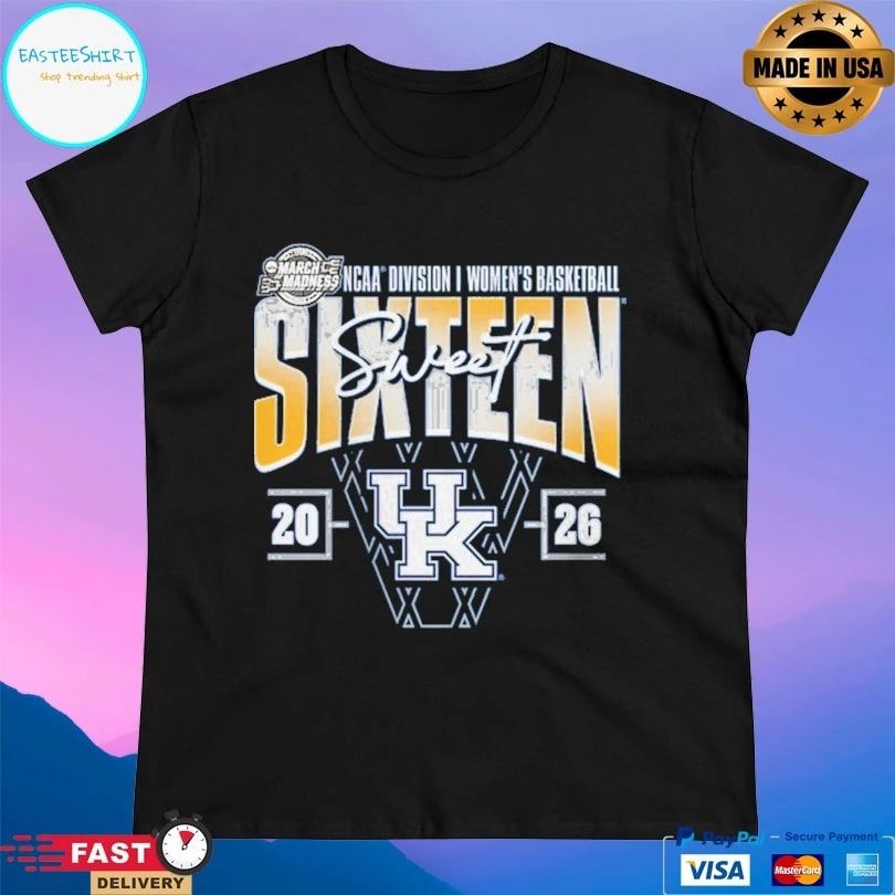 Kentucky Wildcats NCAA Division I Women’s Basketball Sixteen Sweet 2026 March Madness T-shirt