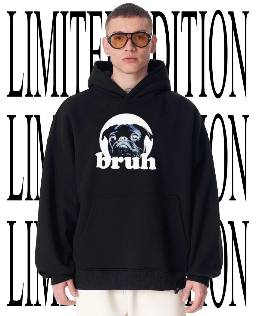 Resurrected Rides Don Abenante Dog Pug Says Bruh shirt