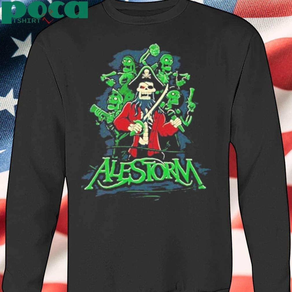 Alestorm Killed to Death By Piracy Thunderfisting America 2025 Tour T-Shirt