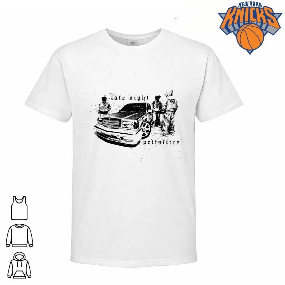 Late Night Activities Y2K Streetwear Mercedes Benz Drift Car Graphic shirt